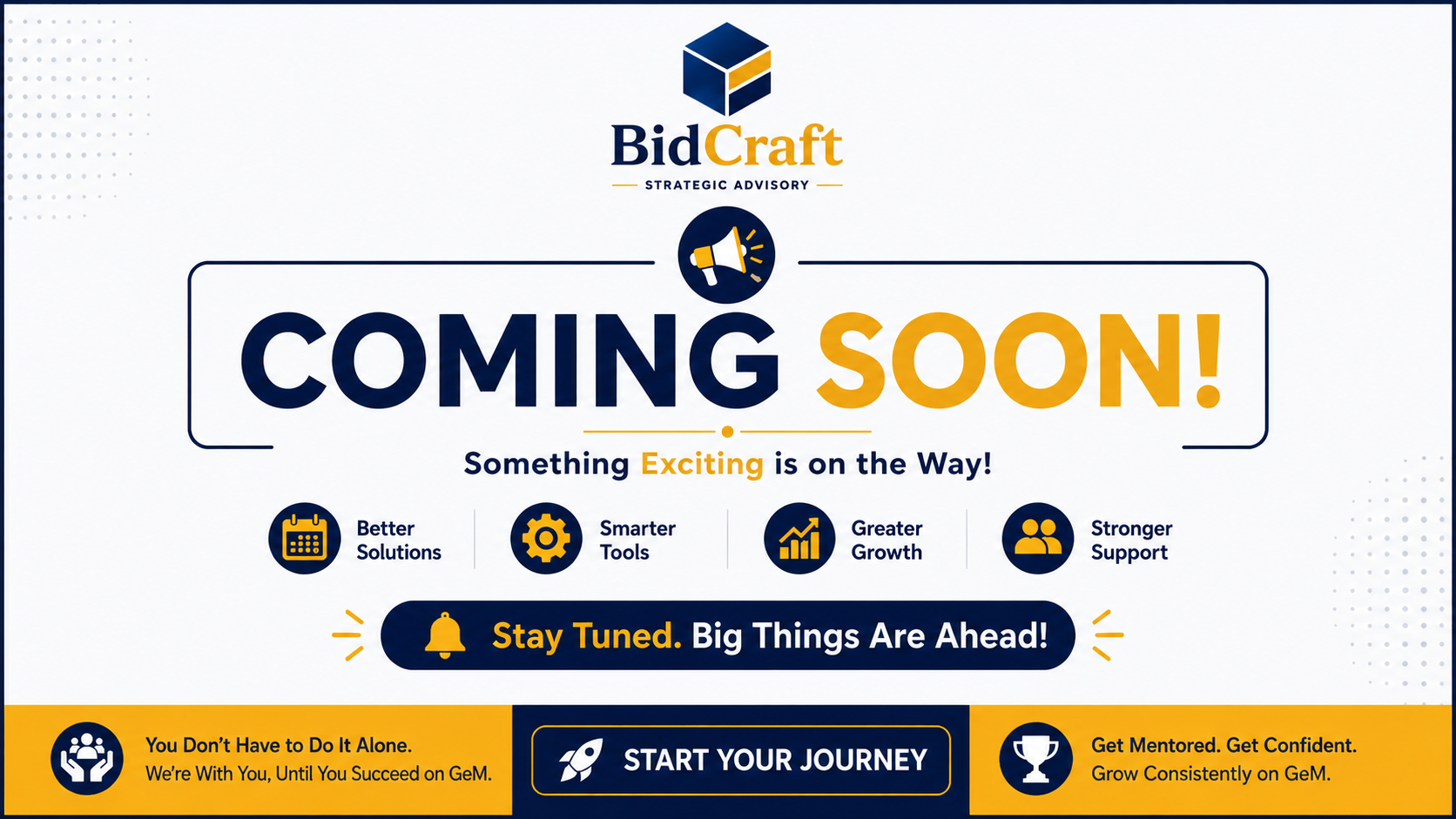 Coming Soon - Tender Bid Management